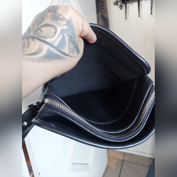 Vintage Coach Black Legacy North South Compartment Bag 9168😍🖤 - Picture 14 of 16